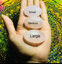 Load image into Gallery viewer, Rose Quartz Palm Stones 🌹