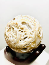 Load image into Gallery viewer, Sphalerite Druzy Sphere Beige
