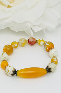 Daisy Agate bracelet