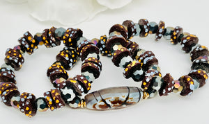 Chocolate martini bracelet 3pc set