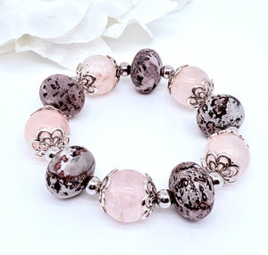 Rose Quartz & Mauve stone