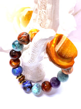 Load image into Gallery viewer, Mixed Agate bracelet
