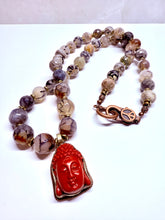 Load image into Gallery viewer, Nepal Red Buddha necklace
