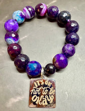 Load image into Gallery viewer, Affirmation “ it’s okay to not be okay ”bracelet
