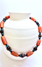 Load image into Gallery viewer, It’s the Red, the Black, the Green necklace

