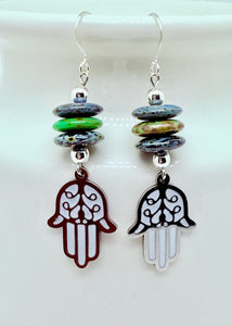 Hamsa Earrings