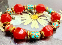 Load image into Gallery viewer, Red Jade “ Holiday Edition “ Bracelet

