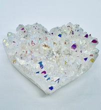 Load image into Gallery viewer, Angel  Aura Quartz Heart Cluster
