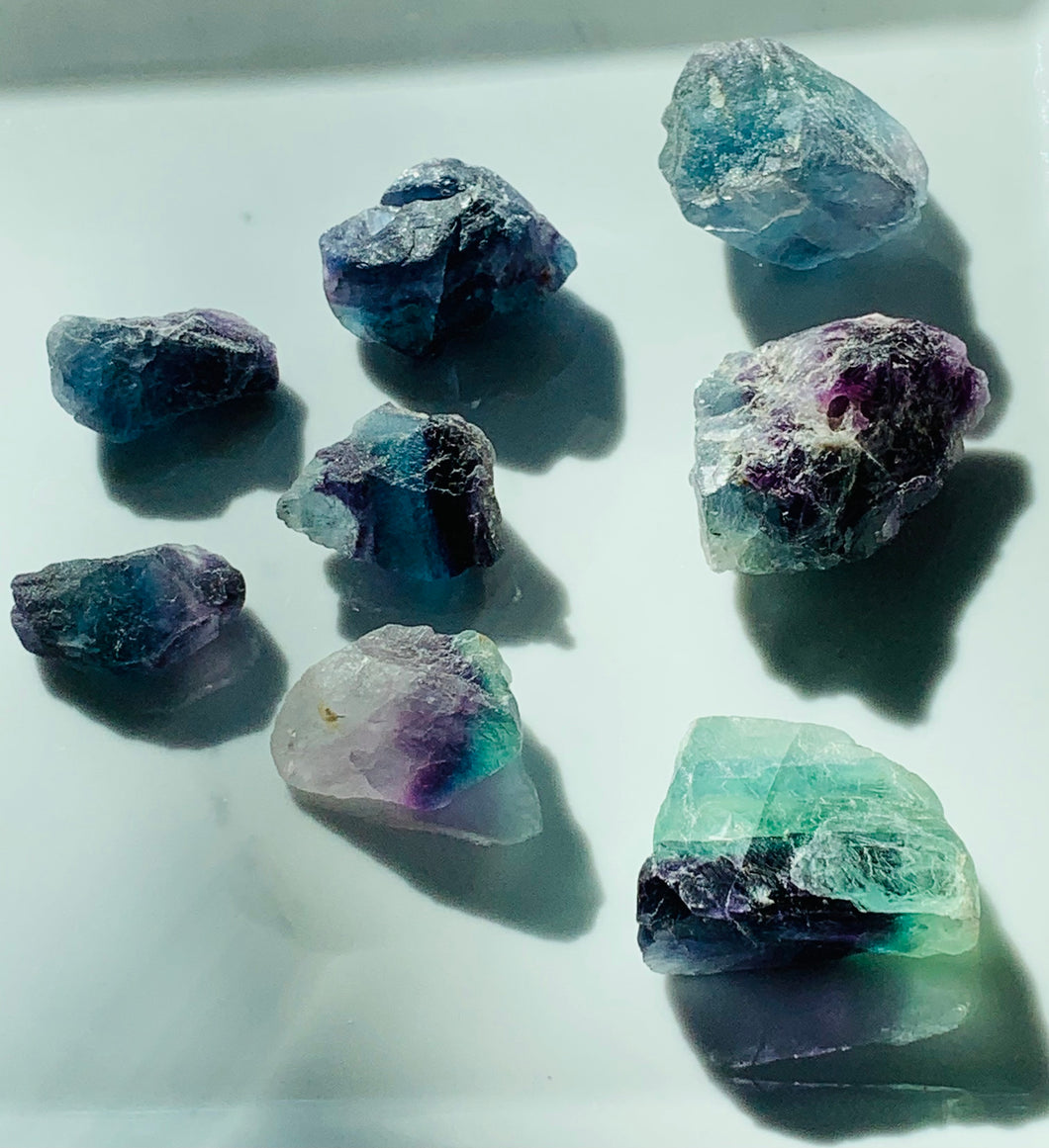 Rainbow Fluorite Rough Crystal