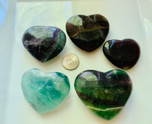 Load image into Gallery viewer, Fluorite Hearts
