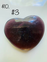 Load image into Gallery viewer, Fluorite Hearts
