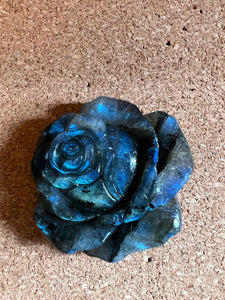 Rose Labradorite Carving