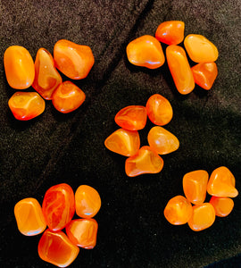 Tumbled Carnelian mini’s (5)pieces