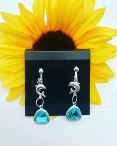 Clip on “At Sea “ earrings