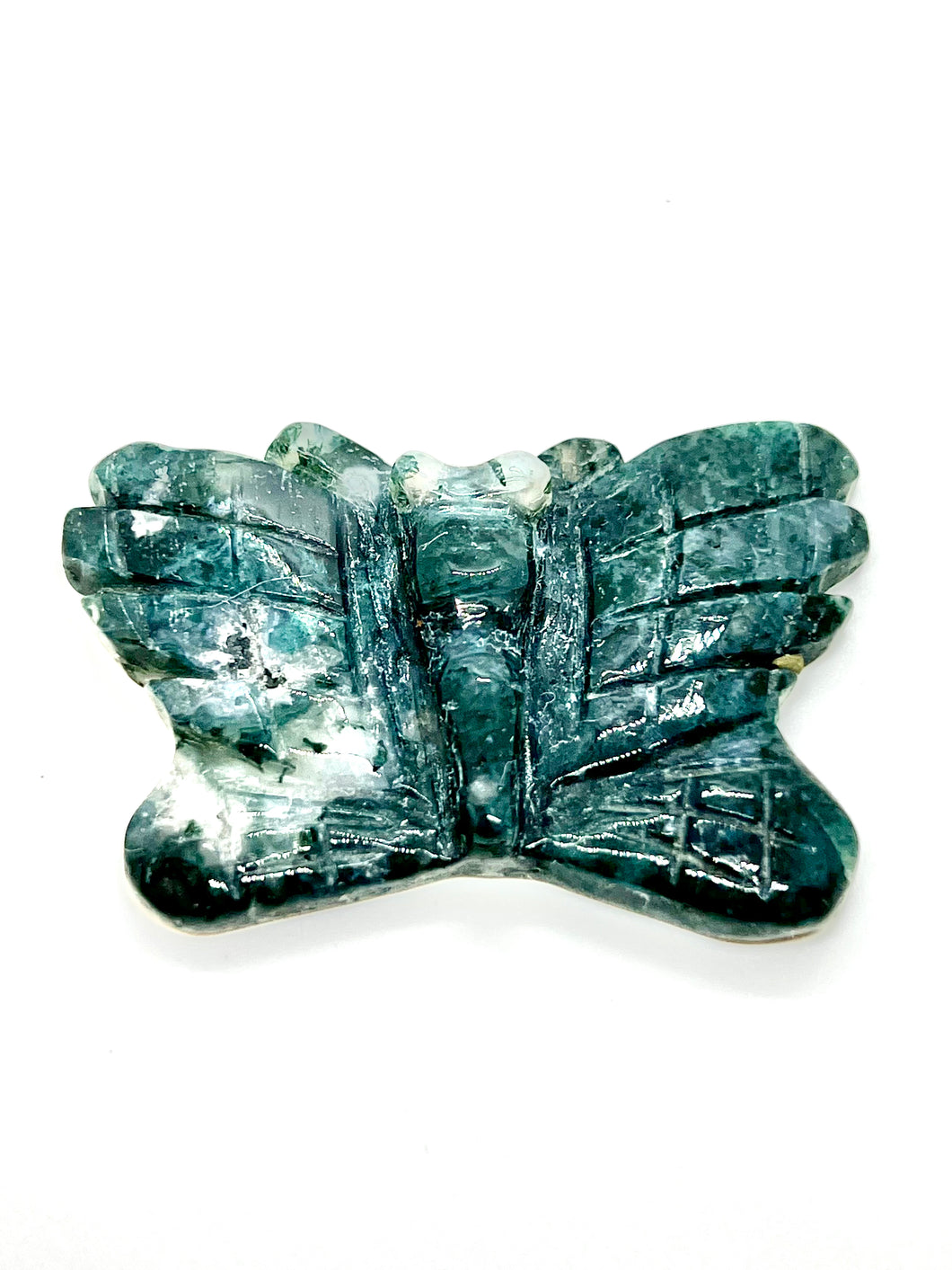 Moss Agate Butterfly