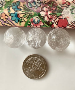 Clear Quartz Mini Spheres