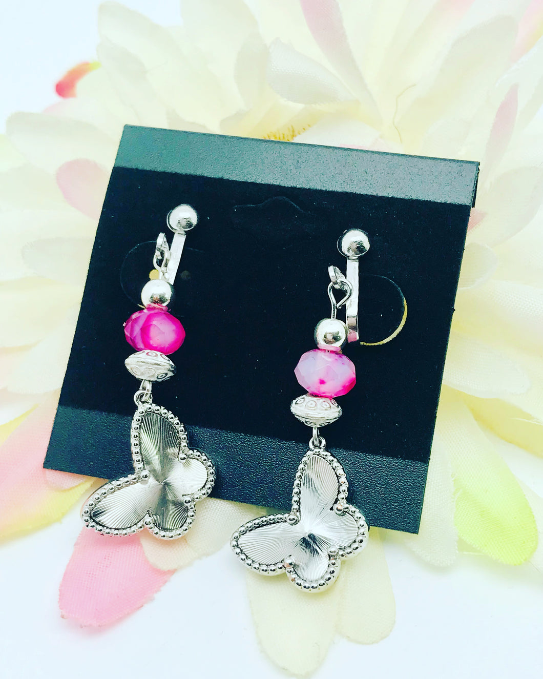 Clip on “Beautiful Butterfly “earrings