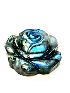 Rose Labradorite Carving