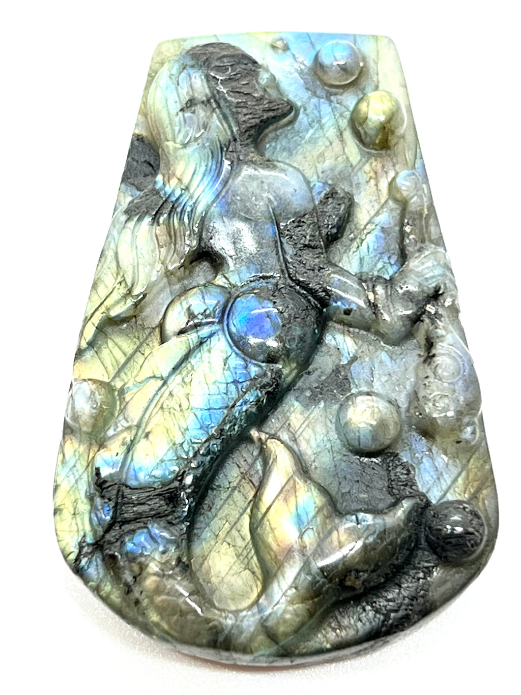 Mermaid Labradorite Carving