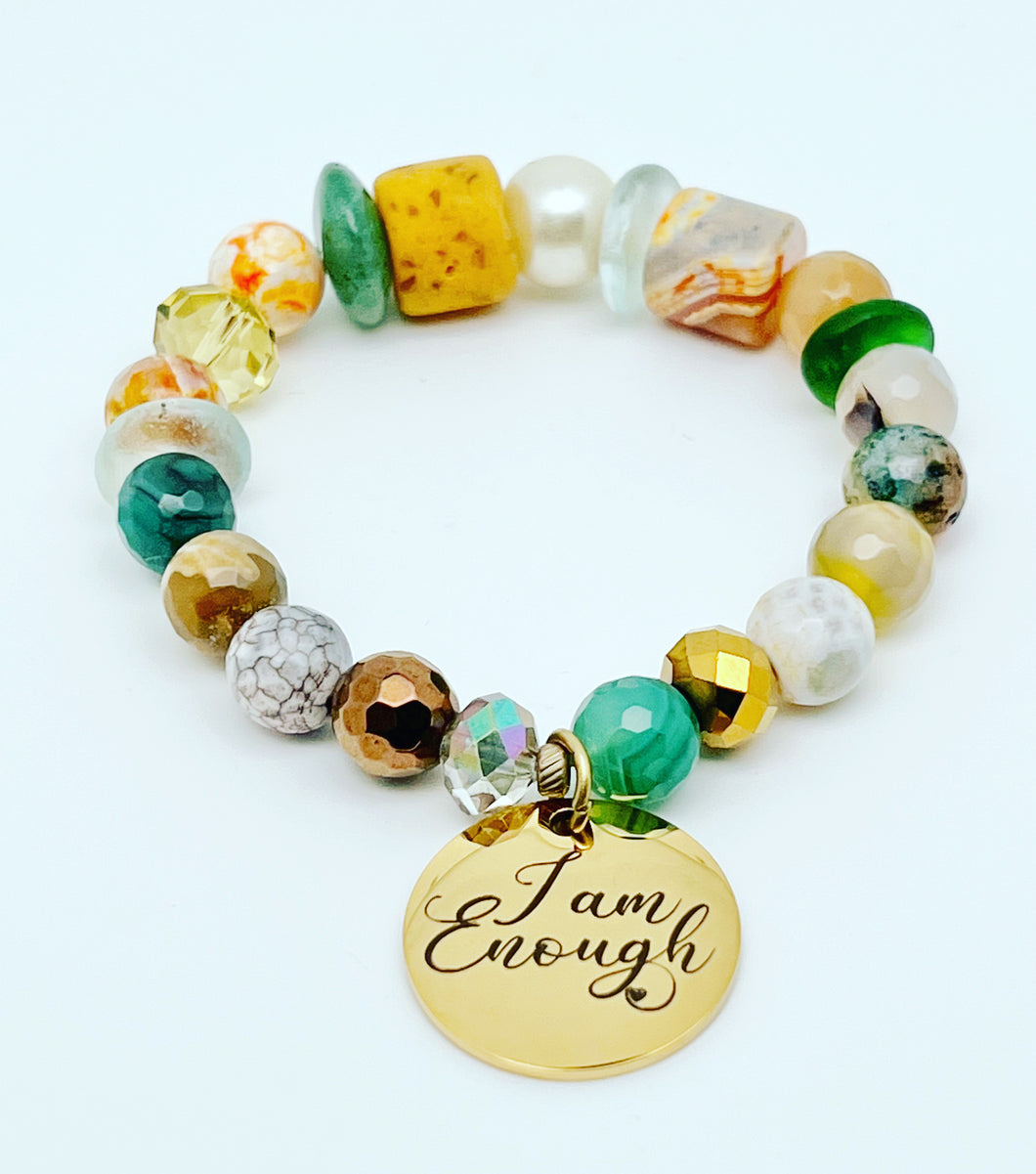 Affirmation “I am Enough”bracelet