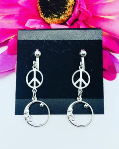 Clip on “Over the Moon”earrings