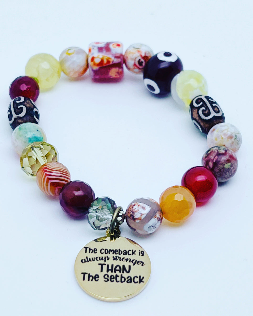 Positive Affirmation “The Come Back” bracelet